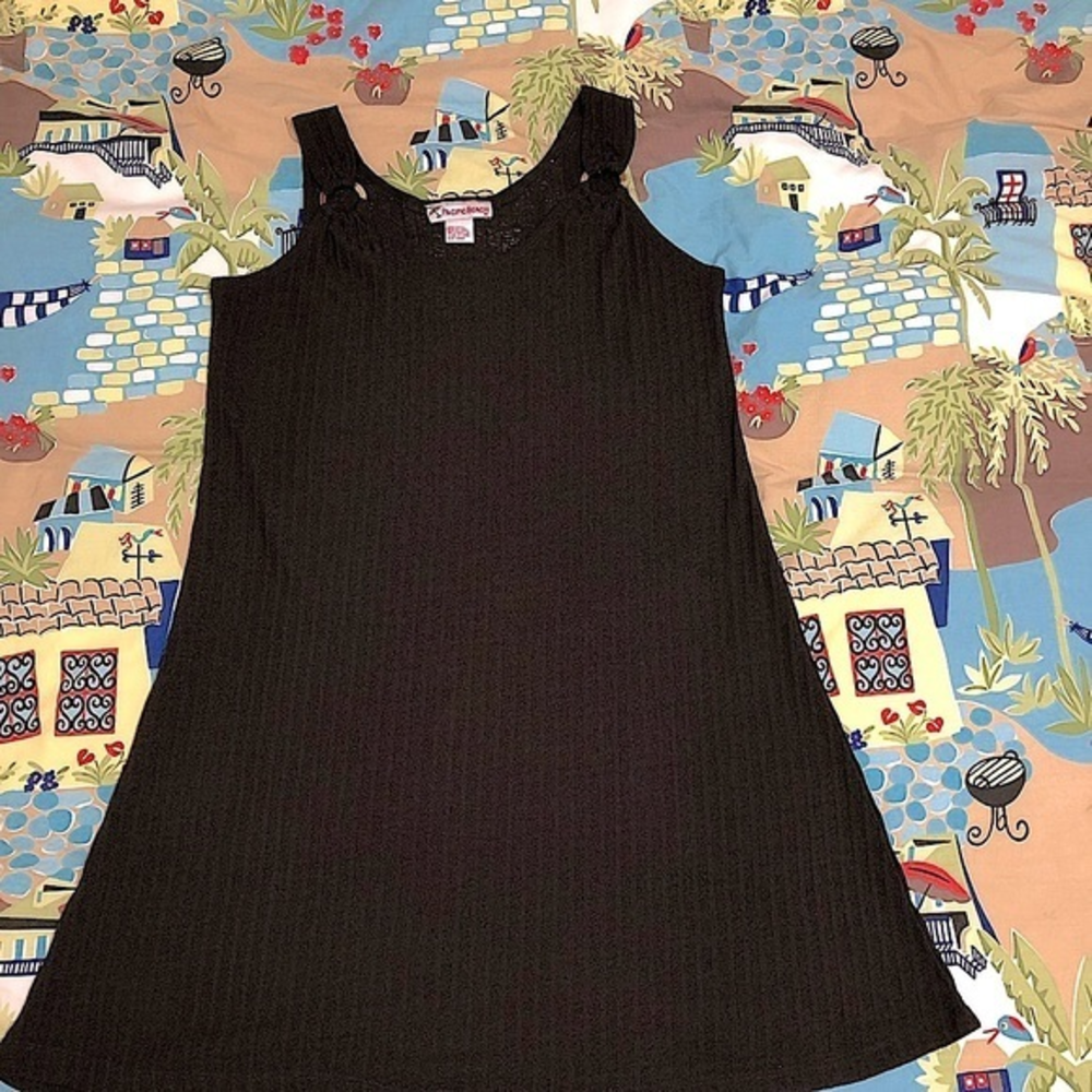 Brown‎ swim cover-up small